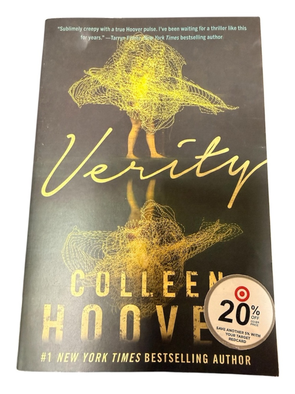 Verity by Colleen Hoover — Black & Gold Paperback